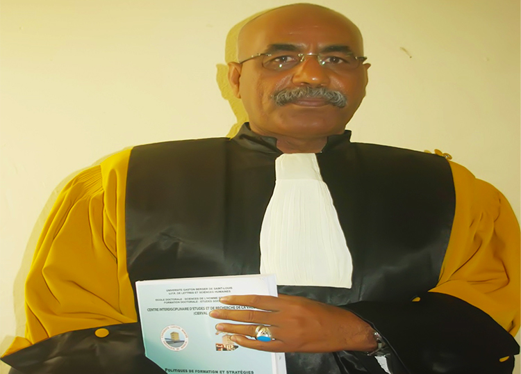 Soutenance de thse de Bih Abdel KADER  l'UGB : Mention 