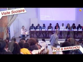 Pod et Marichou - Les acteurs au Cours Sainte Marie de Hann : Ambiance - Marodi TV