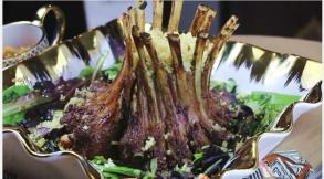 Couronne d'agneau farcie au couscous