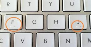 Avez-vous dj remarqu ces petites bosses sur les touches  F  et  J  de votre clavier ? Voici  quoi elles...
