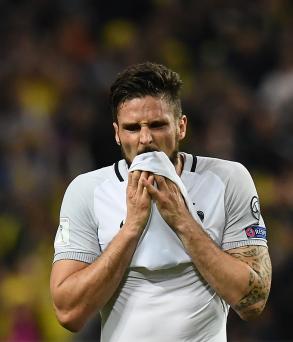 L, Giroud est mal...