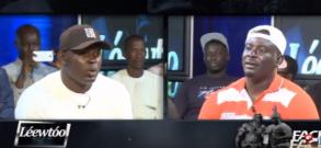 Vido - Face to face Baye Mandione - Less 2 : les deux lutteurs se promettent l'enfer !