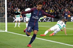 Vido : les buts de Neymar, Cavani et Mbapp pour le PSG contre le Celtic