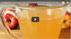 Comment faire un jus de pomme facile maison'  ...