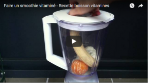 Faire un smoothie vitamin - Recette boisson vitamines
