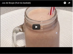 Jus de Bouye (fruit du baobab)