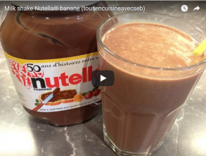 Recette Milkshake Nutella