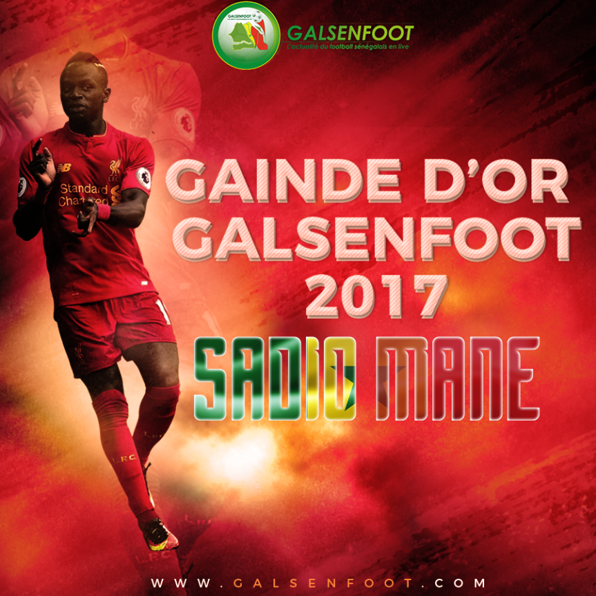 Sadio Man sacr Gand d'OR Galsenfoot 2017