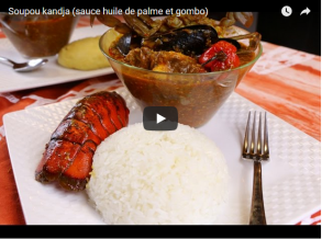 Soupou kandja (sauce huile de palme et gombo)